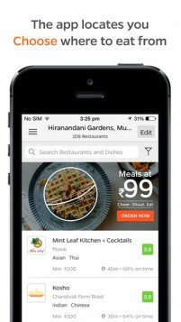 App locates you Choose where to eat from -Tiny Owl